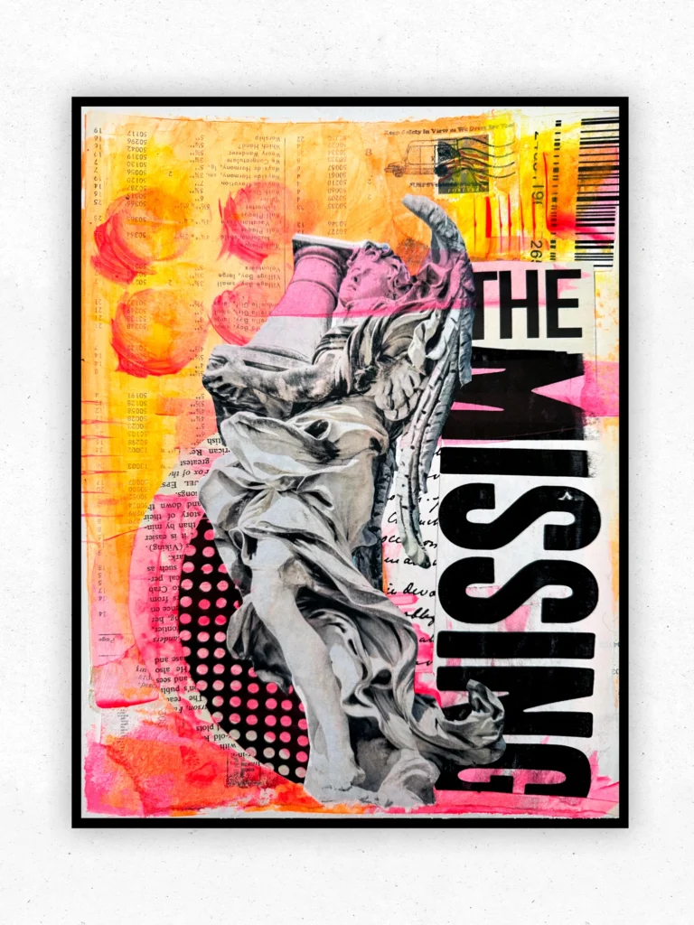 The Missing - Digital + Analog Collage by Josh Dunaway